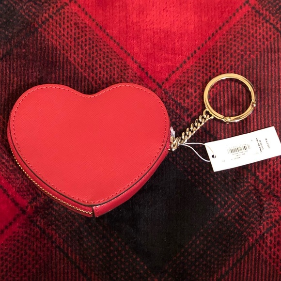 NWT-Kate Spade-SET-Flutter Hearts-Rory Crossbody Bag & Red Heart Coin Purse-$378 - Picture 14 of 16